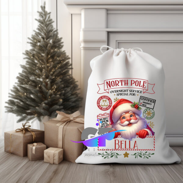 Christmas Delivery Personalised Santa Sack