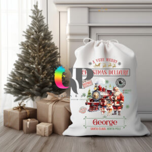 A very Merry Christmas Delivery Personalised Santa Sack